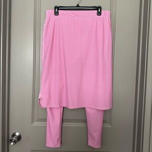 kamp Kloz | Pink + White Skirt | XL